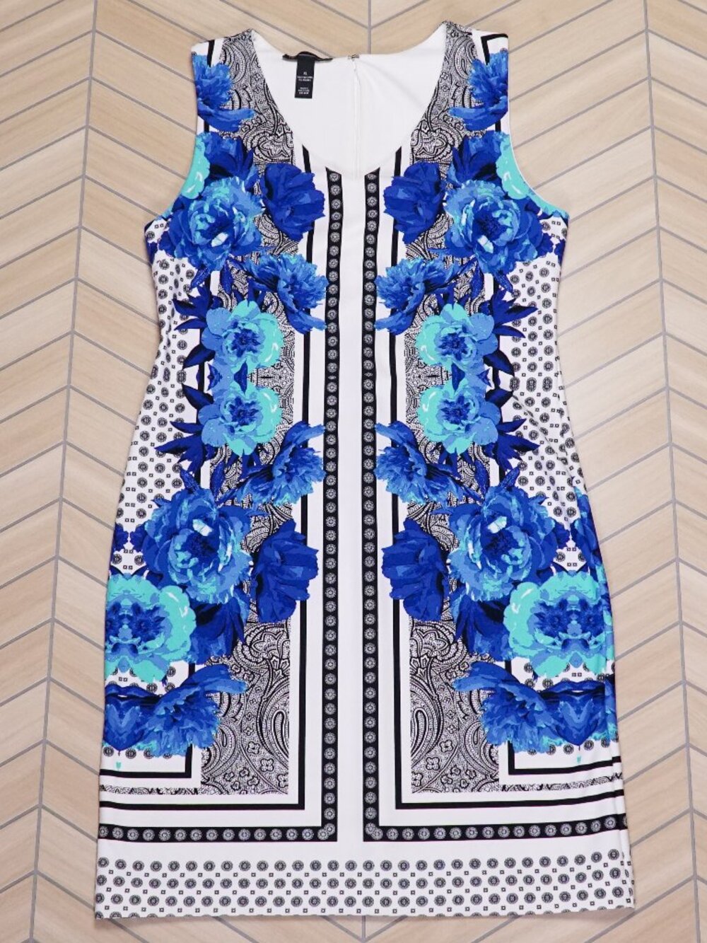 I.N.C Floral and Geometric Sheath Dress